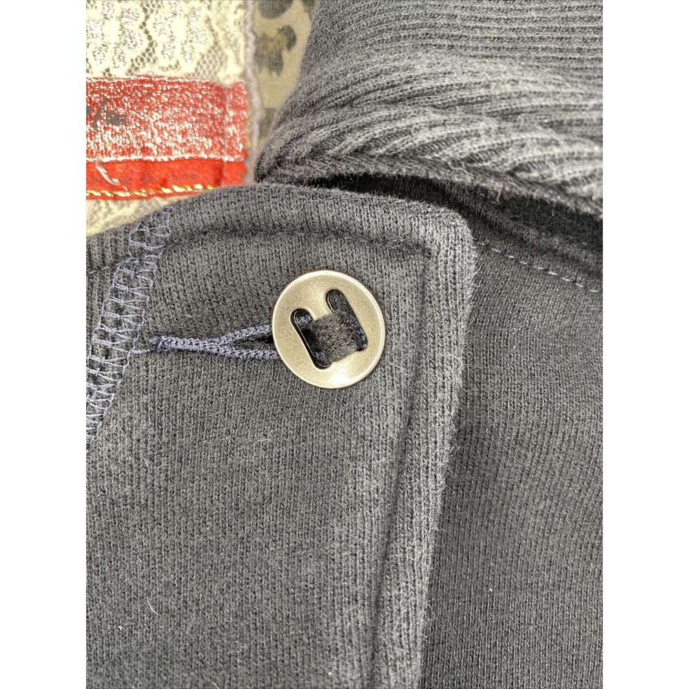 Free People Black Button-Up Jacket - image 5